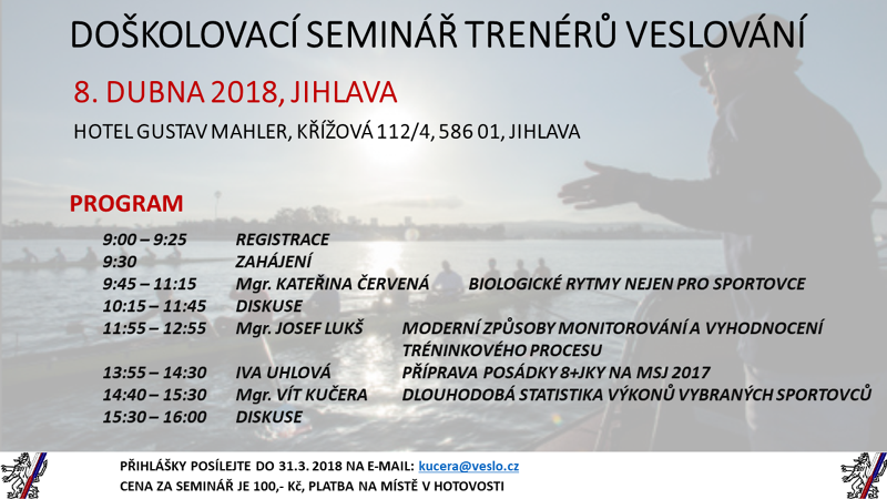Doškolovací seminář Jihlava 8. 4. 2018